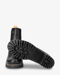 Pia Travel Leather Ankle Boots with Sheepskin Lining.