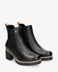Pia Travel Leather Ankle Boots with Sheepskin Lining.