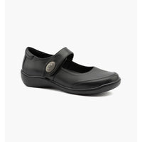 Peach Plain Mary-Jane Black