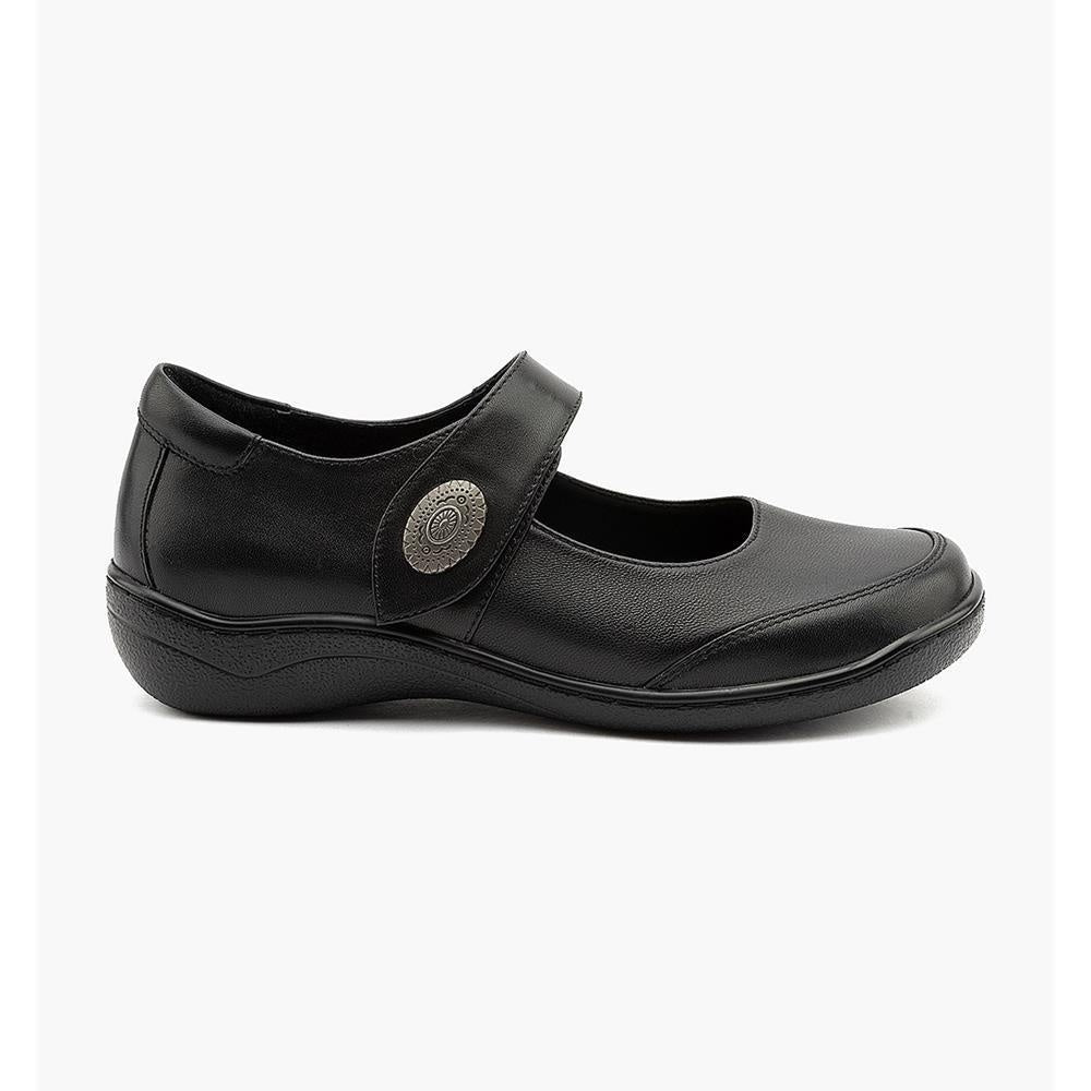 Peach Plain Mary-Jane Black