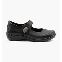 Peach Plain Mary-Jane Black