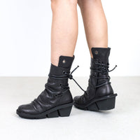 Trippen Canvas Red Boots