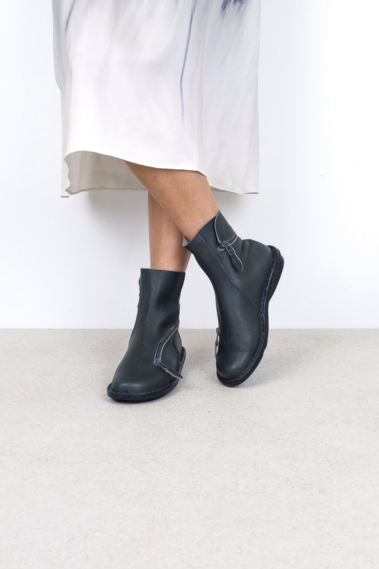 Mistral F Alb Perla Leather Boot