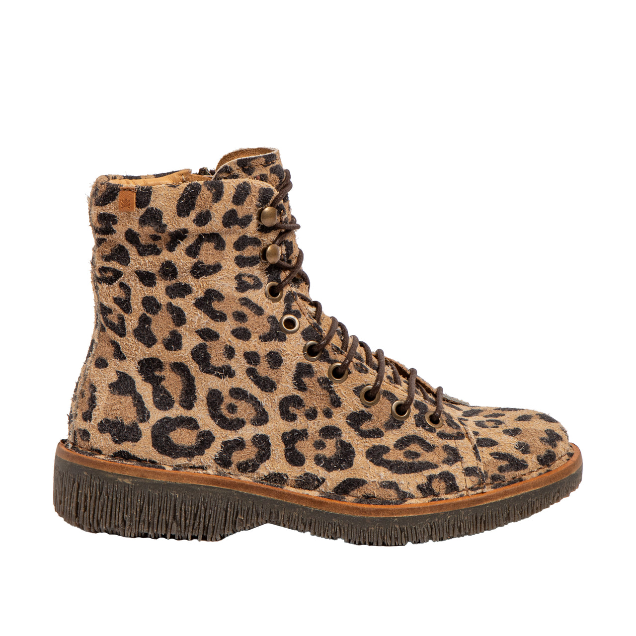 El Naturalista Wulf Leather Leopardo Volcano Boots