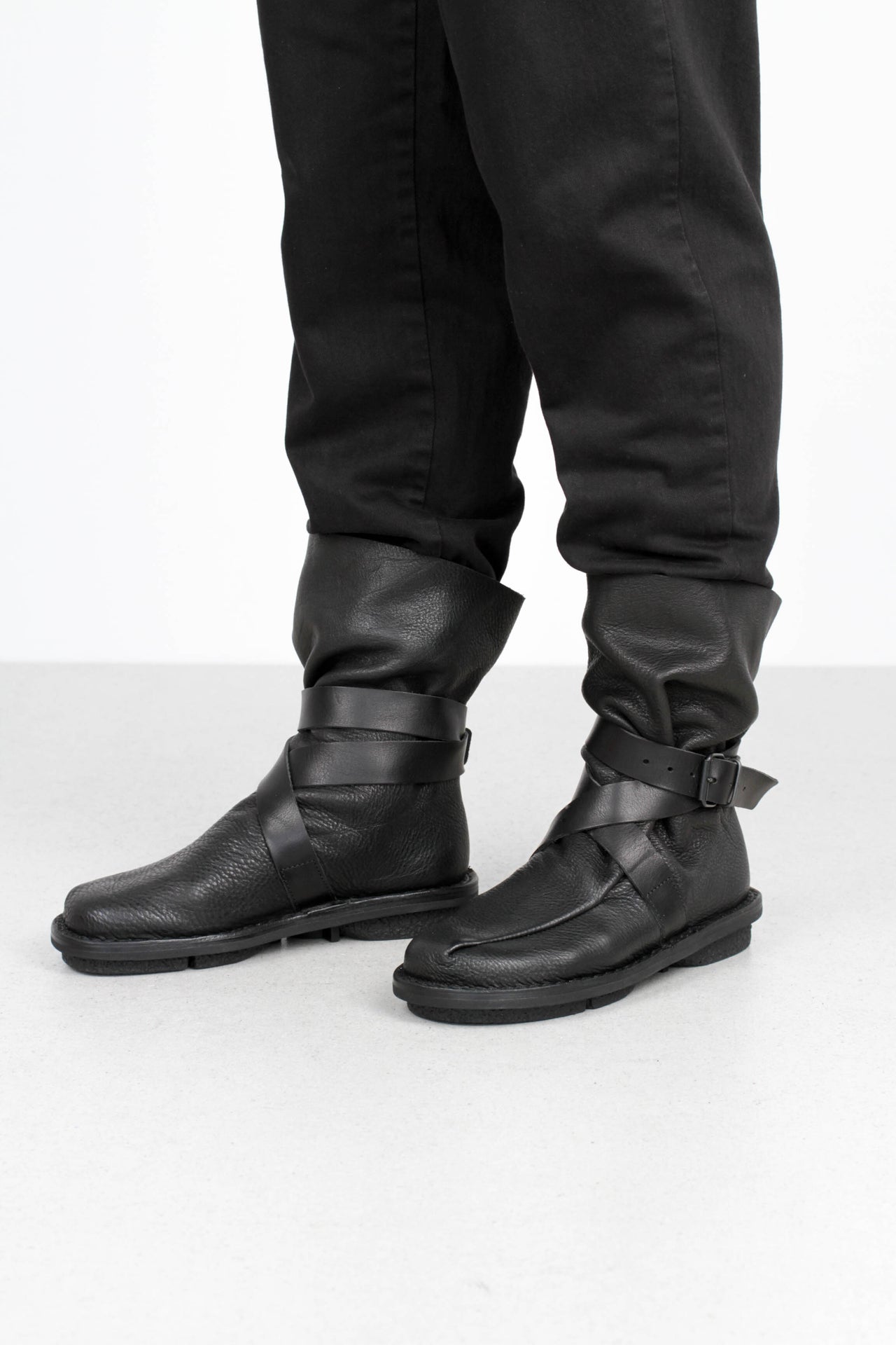 Bunch F Waw Black Leather Boot