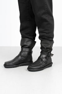 Bunch F Waw Black Leather Boot