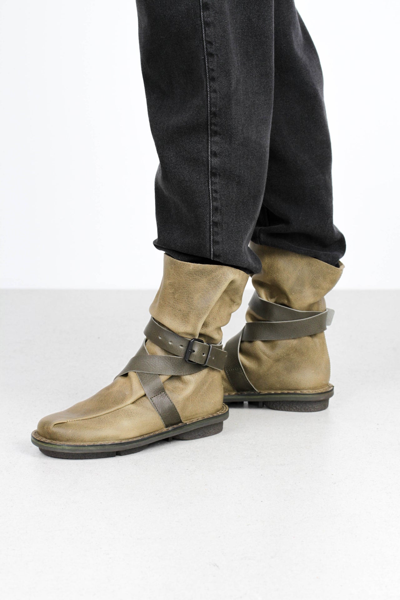Bunch F Waw Black Leather Boot