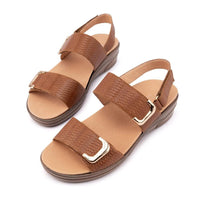 Klouds Elegance Luxe Caramel Orthotic Sandal