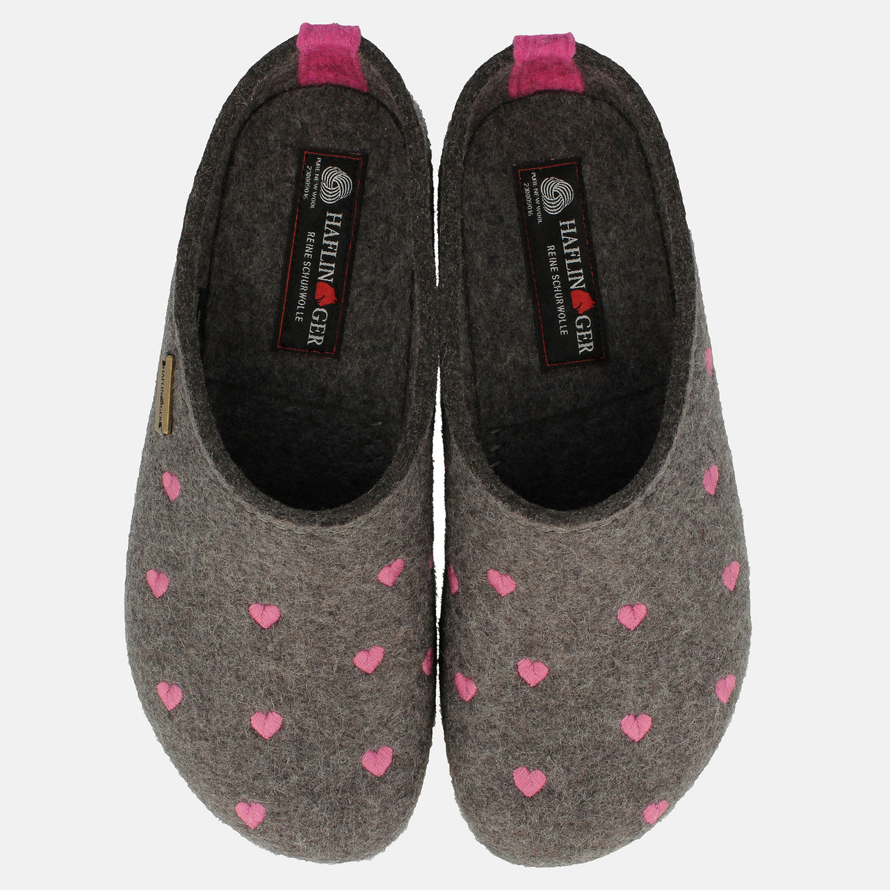Grizzly Cuoricini Anthrazite Slipper