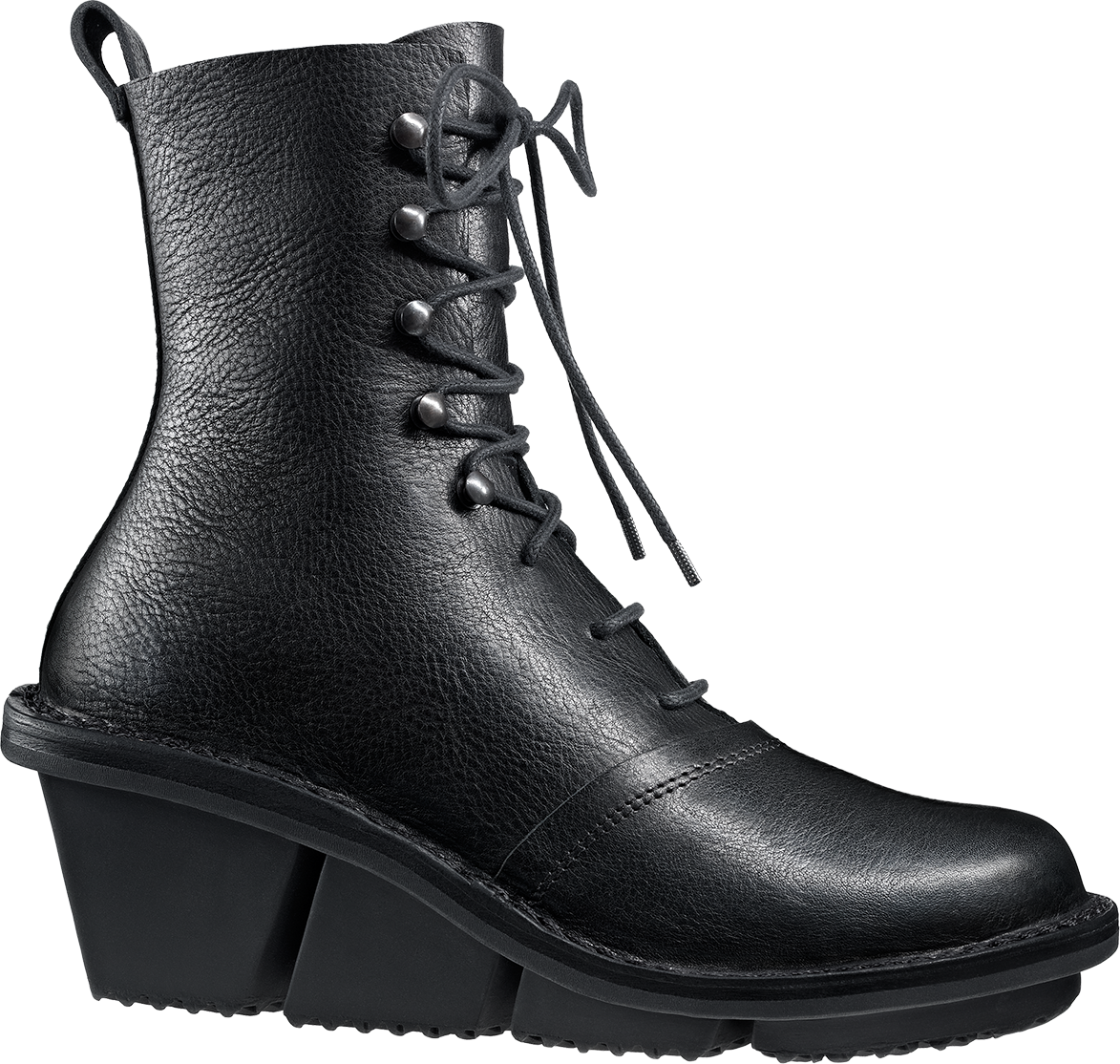 Lady F Waw Black Leather Boot
