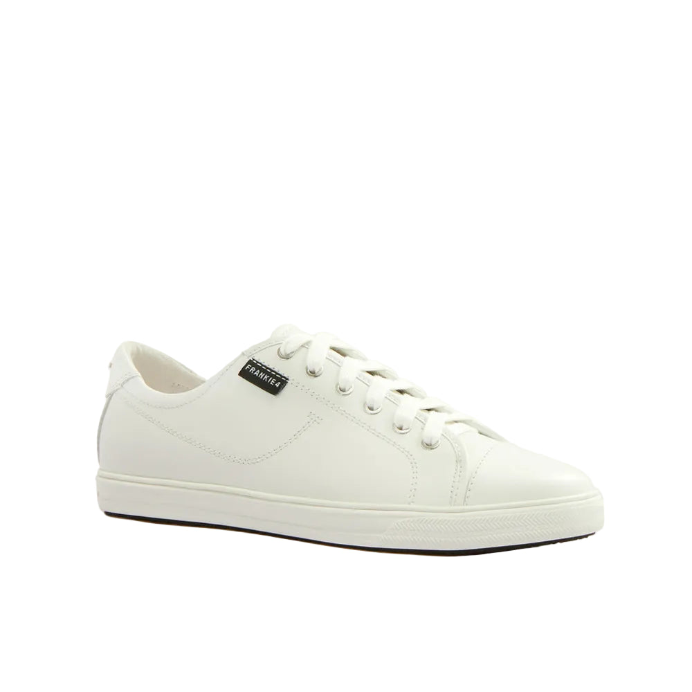 Nat III White Leather Sneakers