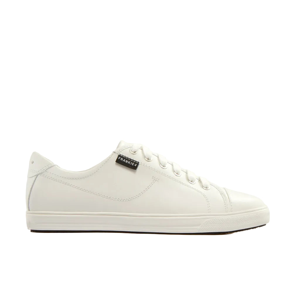Nat III White Leather Sneakers