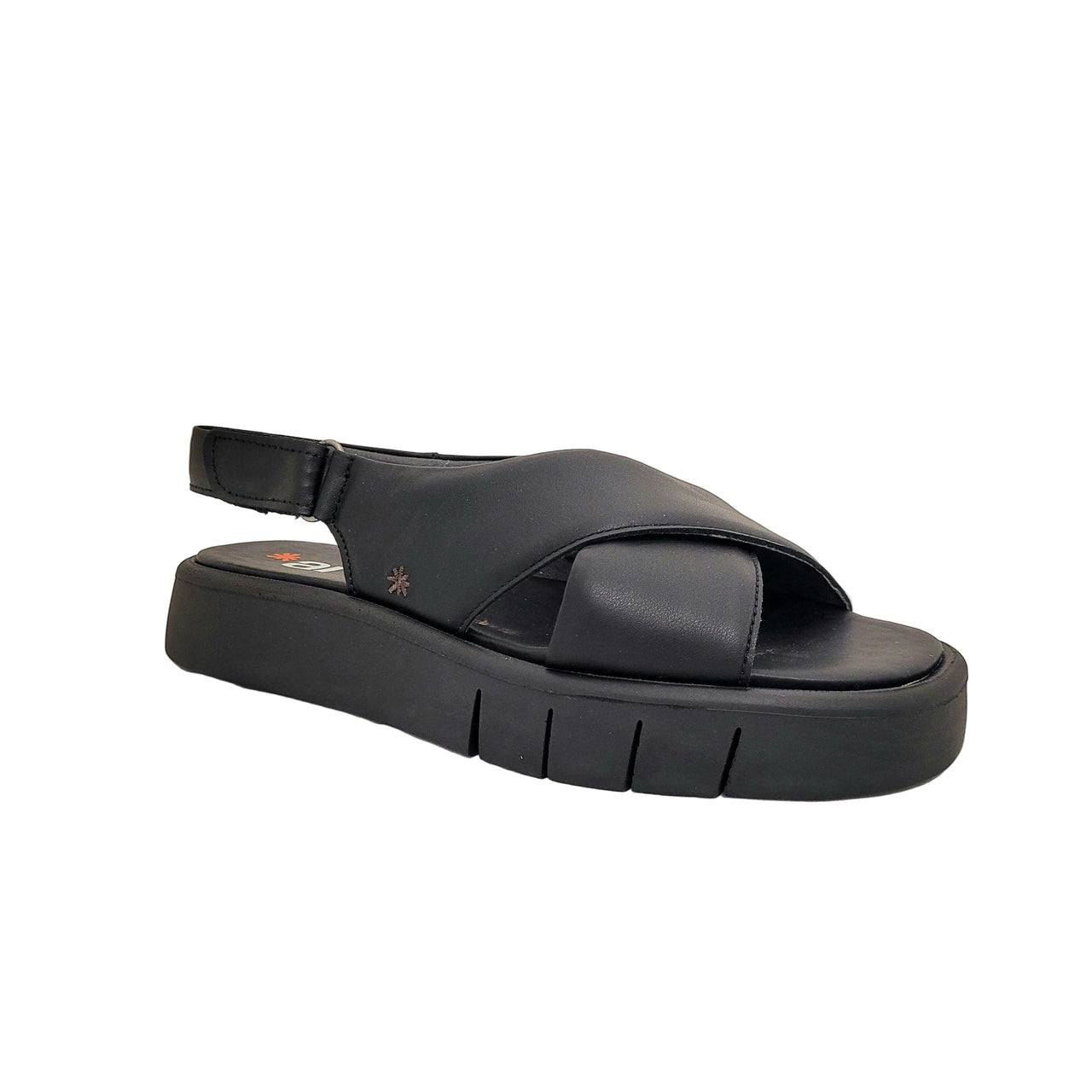 Art Malaga 1855 Nappa Black Sandals