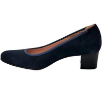 Dorking Geminis Marino Blue Suede Heels