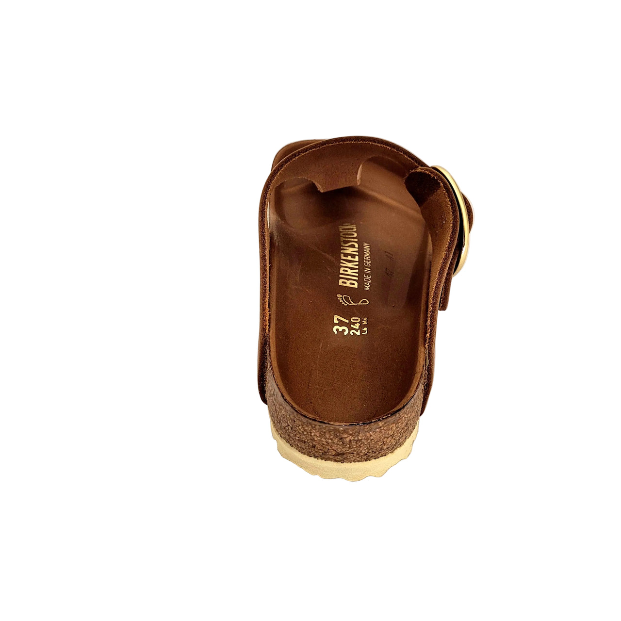 Gizeh Big Buckle Cognac Oiled Leather Regular