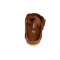 Gizeh Big Buckle Cognac Oiled Leather Regular