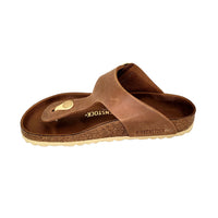 Gizeh Big Buckle Cognac Oiled Leather Regular