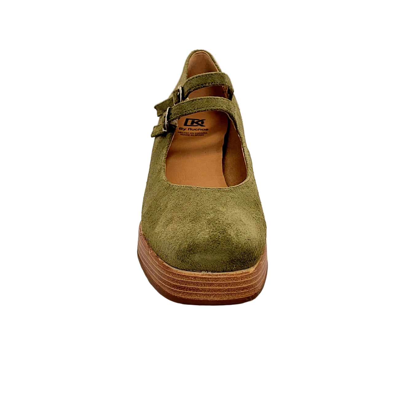 Dorking Cristel Green Suede Heels