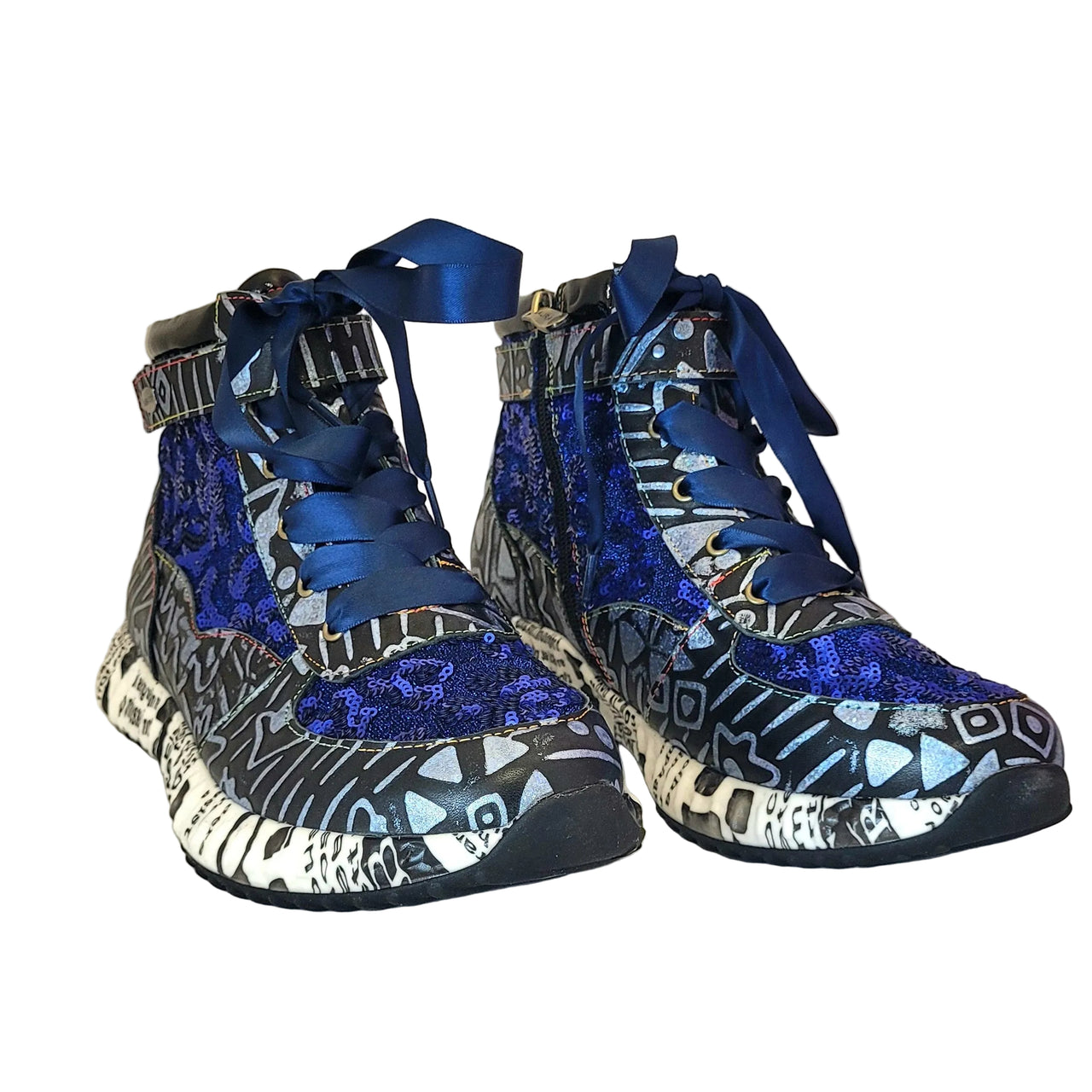 Laura Vita Burton Sneaker Blue