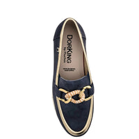 Dorking India Jeans Blue Leather Loafer