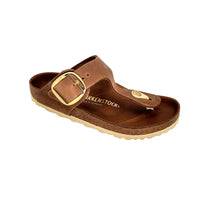 Gizeh Big Buckle Cognac Oiled Leather Regular