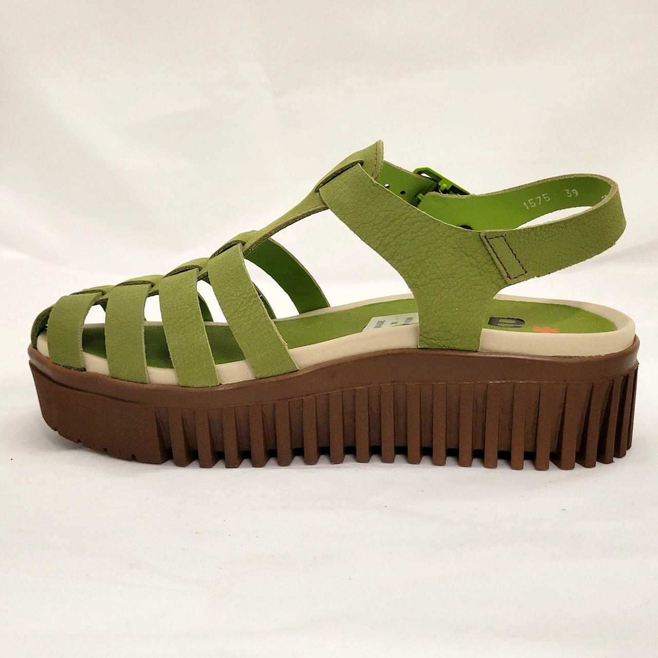 Art Brighton 1575 Nobuck Green Sandals