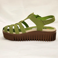 Art Brighton 1575 Nobuck Green Sandals