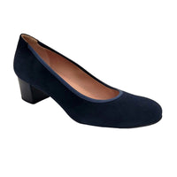 Dorking Geminis Marino Blue Suede Heels