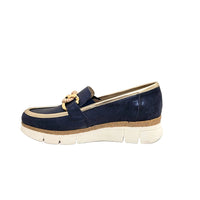 Dorking India Jeans Blue Leather Loafer