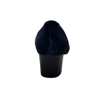 Dorking Geminis Marino Blue Suede Heels