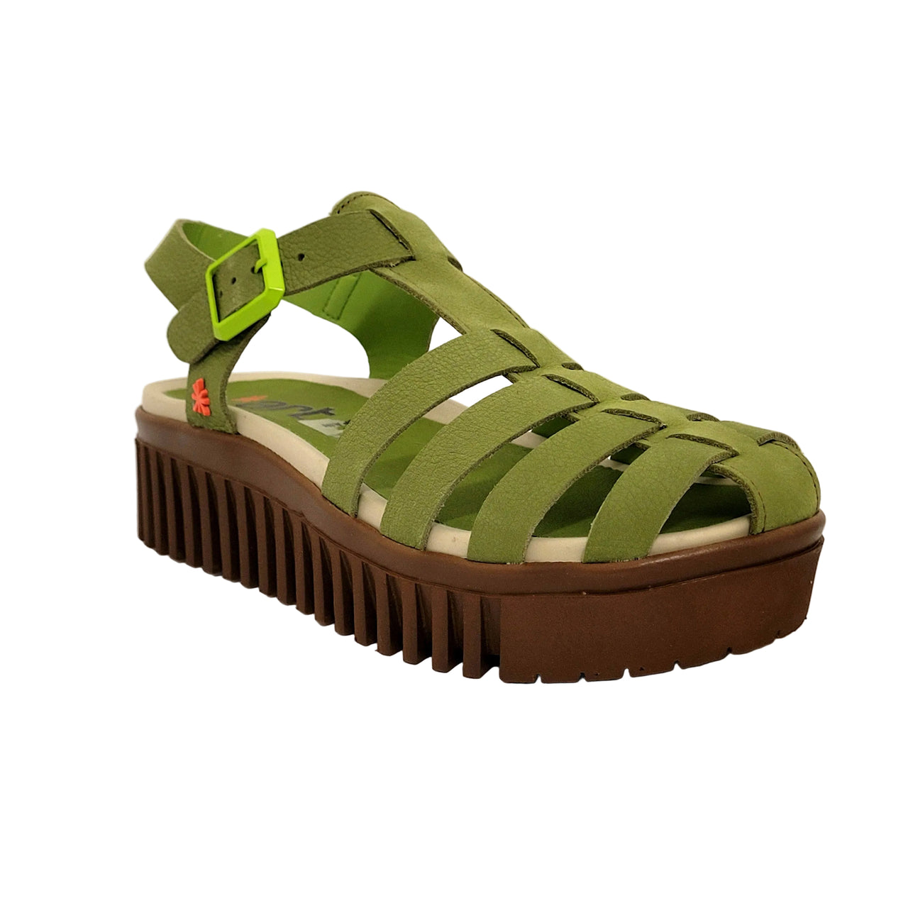 Art Brighton 1575 Nobuck Green Sandals