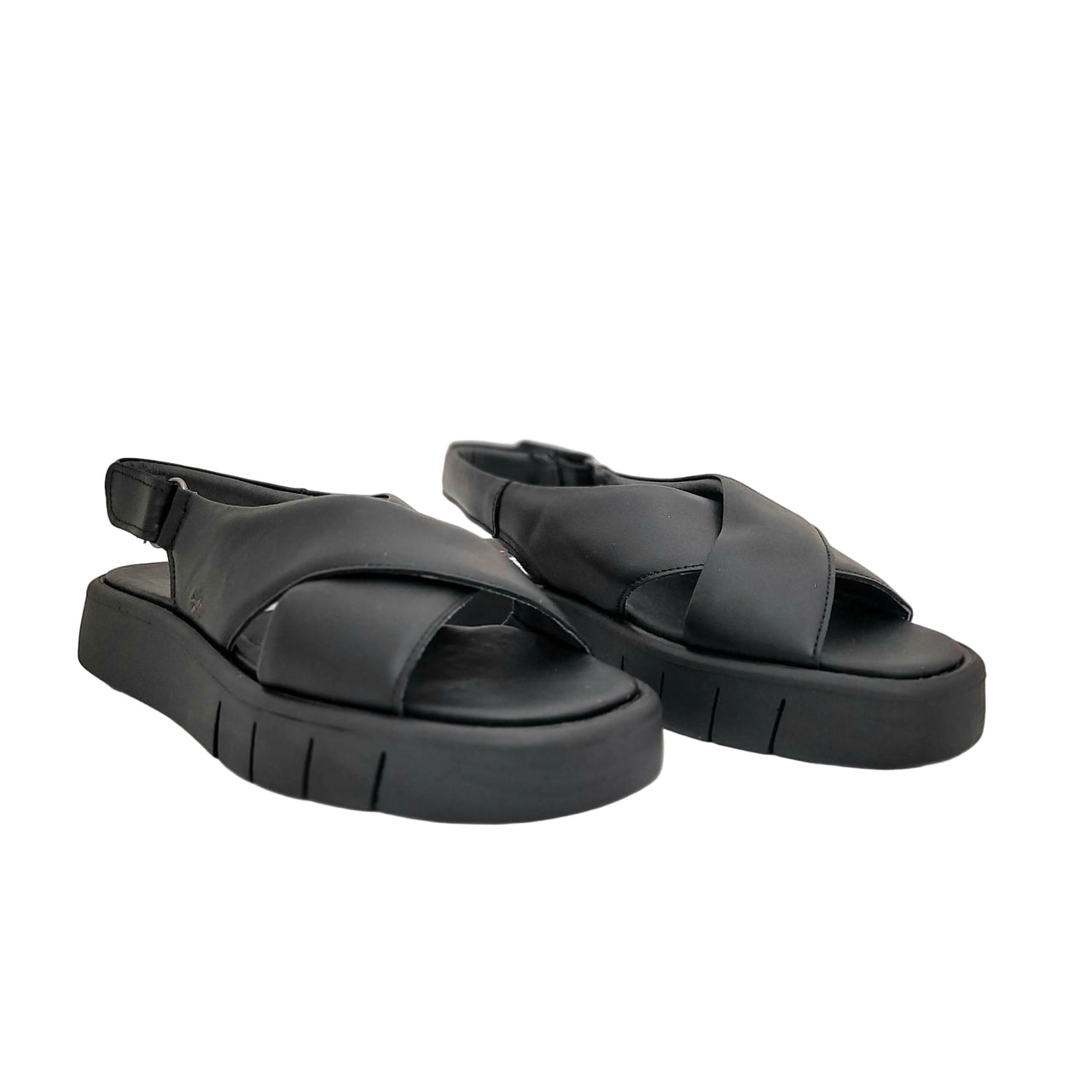 Art Malaga 1855 Nappa Black Sandals