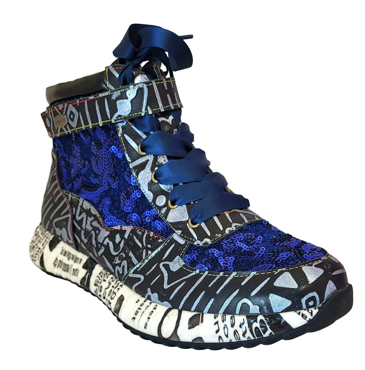 Laura Vita Burton Sneaker Blue