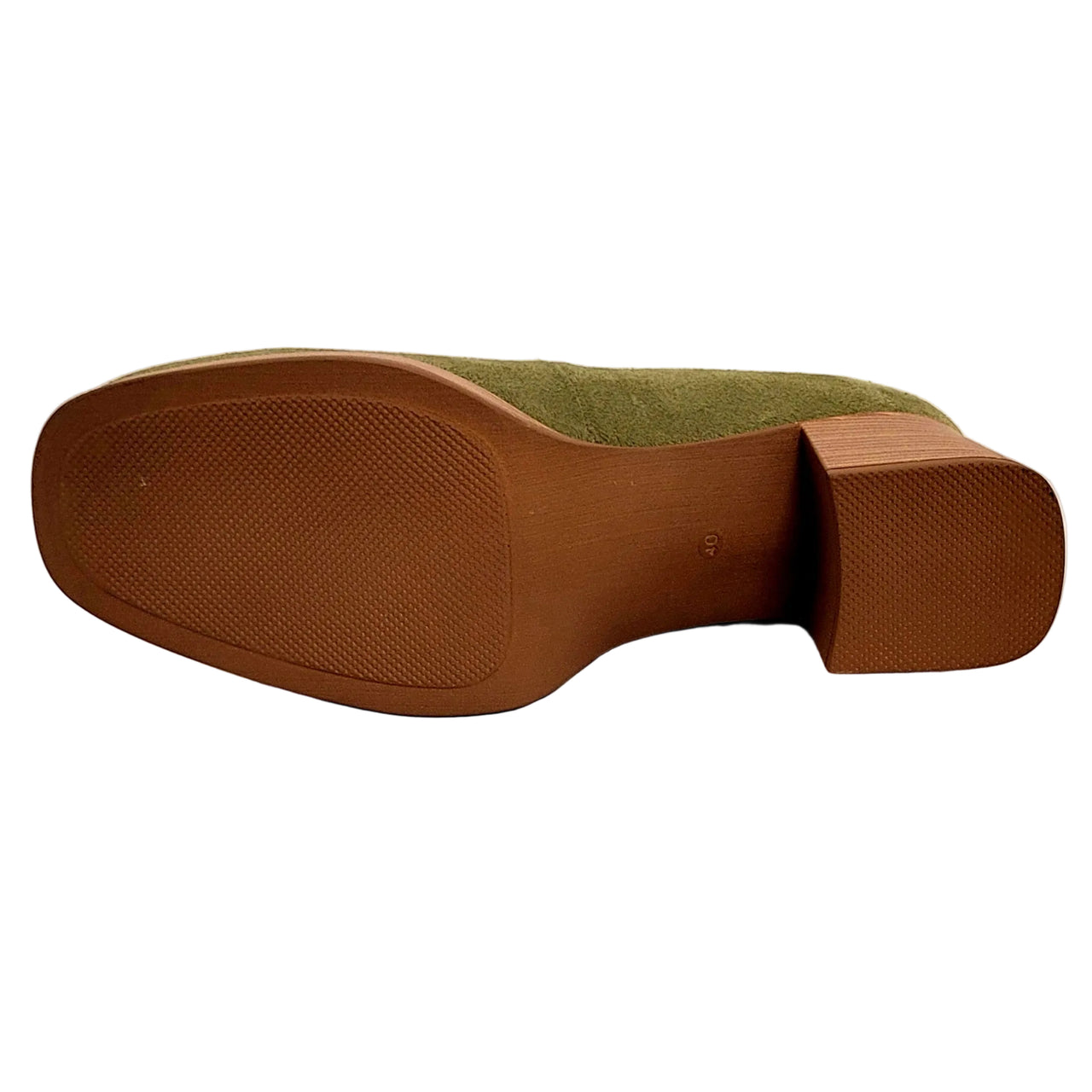 Dorking Cristel Green Suede Heels