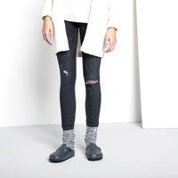 Cotton Slub Blue White