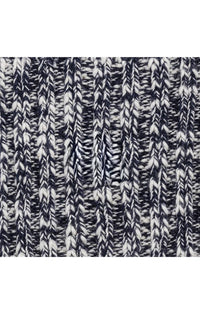 Cotton Slub Blue White