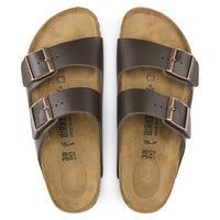 Birkenstock Arizona Sandal Dark Brown Smooth Leather Regular Fit