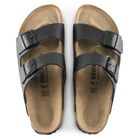 Birkenstock Arizona Black Sandal Smooth Leather Narrow Fit