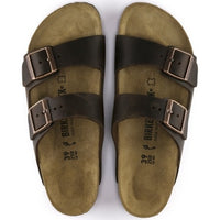 Birkenstock Arizona Sandal Habana Oiled Leather Narrow Fit