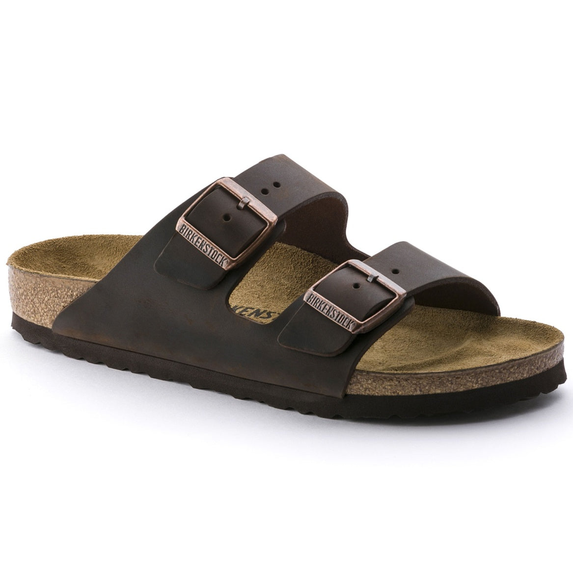 Birkenstock Arizona Sandal Habana Oiled Leather Narrow Fit