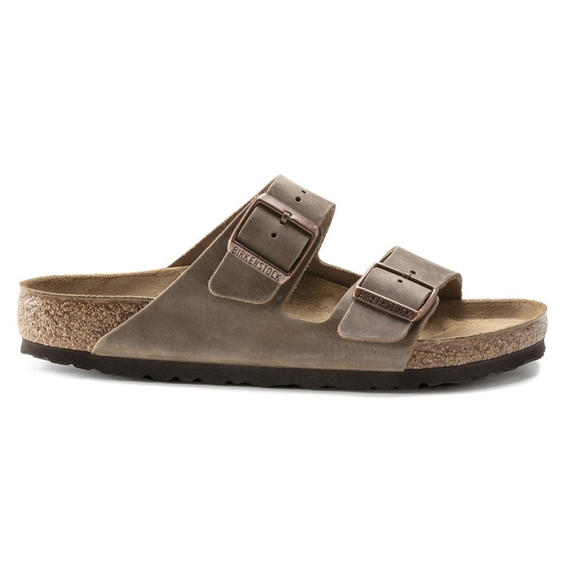 Birkenstock Arizona Sandal Tabacco Oiled Leather Narrow Fit