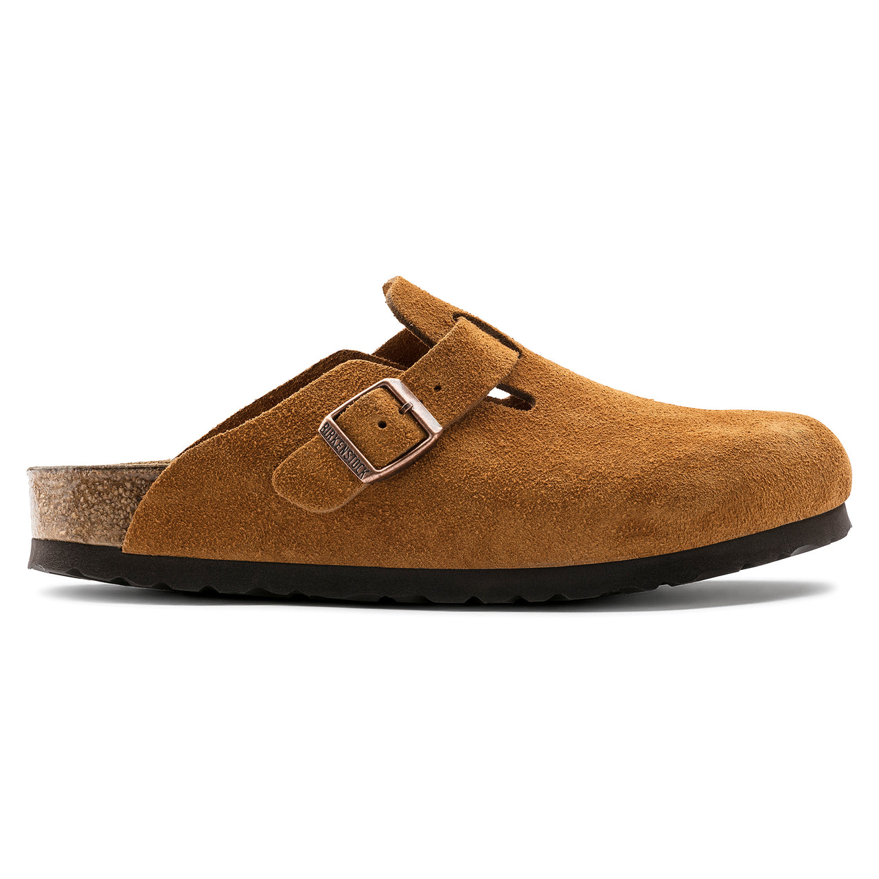 Boston Soft Footbed Mink Suede Leather Regular