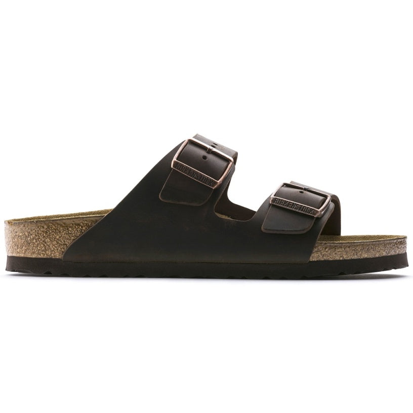 Birkenstock Arizona Sandal Habana Oiled Leather Narrow Fit