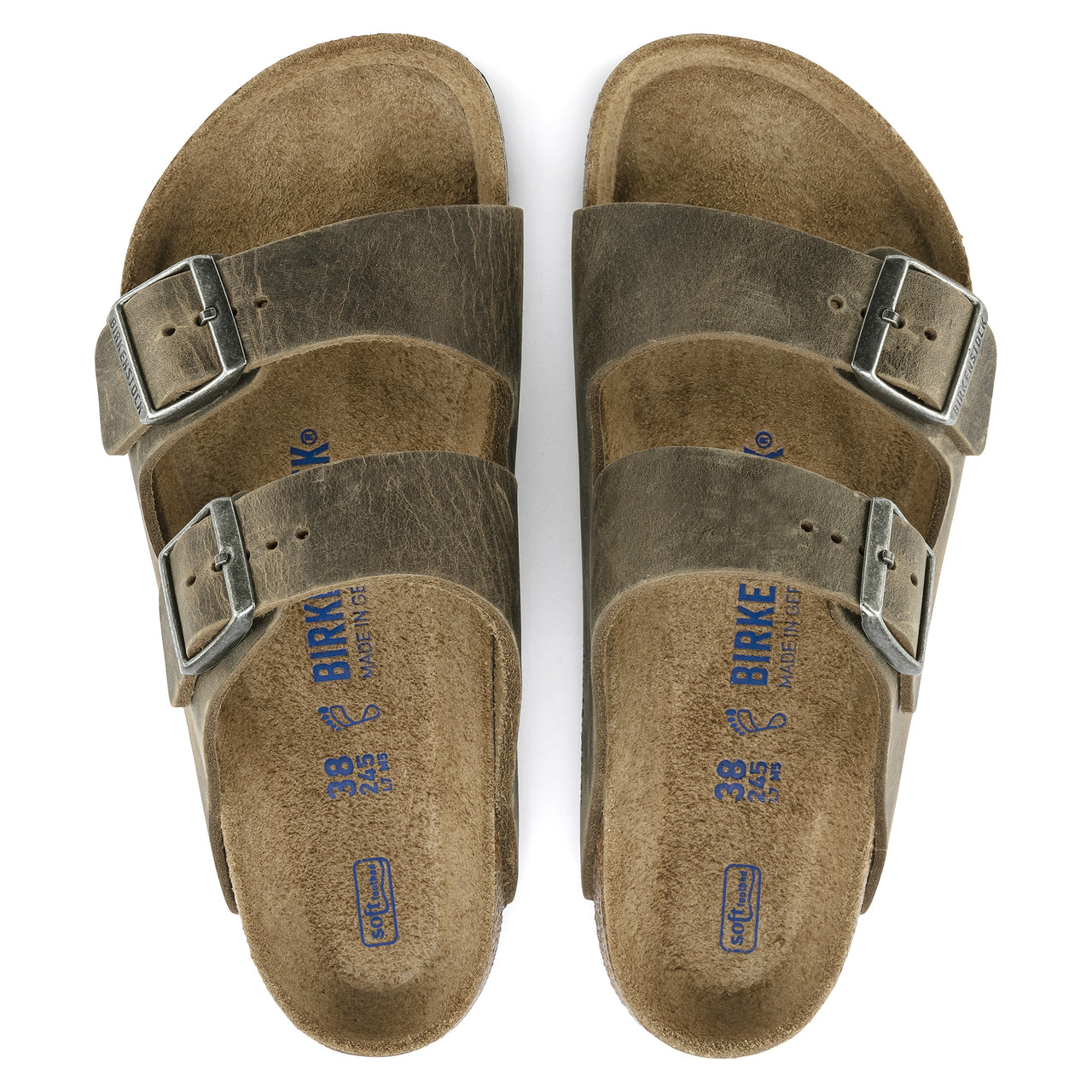 Arizona Faded Khaki SFB Sandal Oiled Leather Narrow