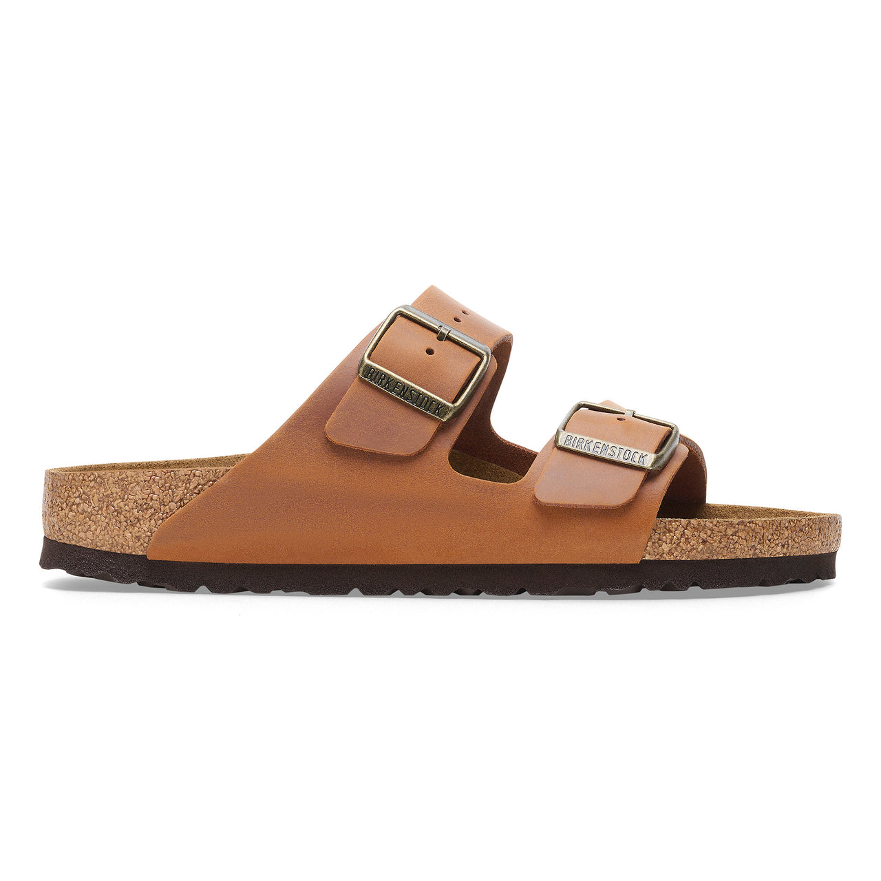 Arizona Sandal Cognac Oiled Leather Narrow