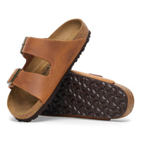 Arizona Sandal Cognac Oiled Leather Narrow