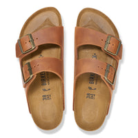 Arizona Sandal Cognac Oiled Leather Narrow