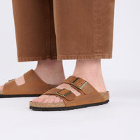 Arizona Sandal Cognac Oiled Leather Narrow