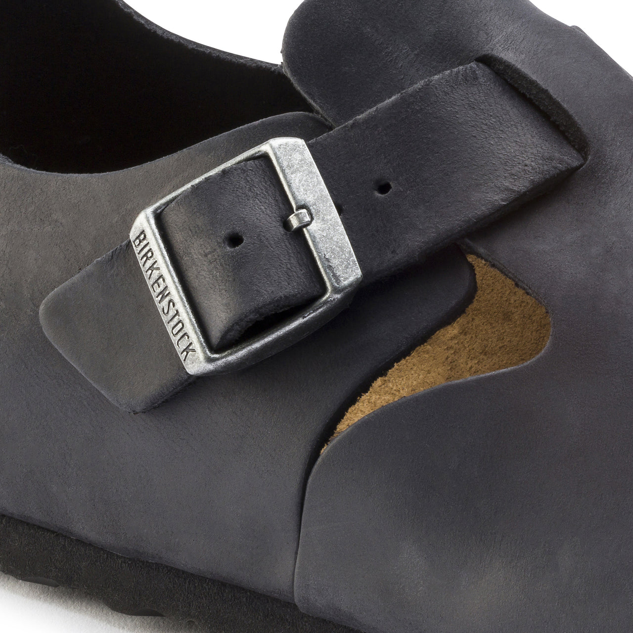 London Black Oiled Leather Regular