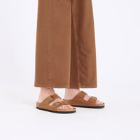 Arizona Sandal Cognac Oiled Leather Narrow